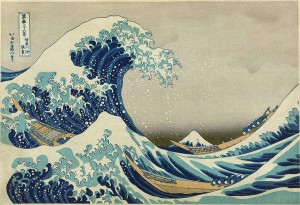 Artist: Katsushika Hokusai Title of Work: The Great Wave off Kanagawa Year Produced: 1829-32 Medium: Woodblock print Source of image: http://totallyhistory.com/art-history/famous-paintings/